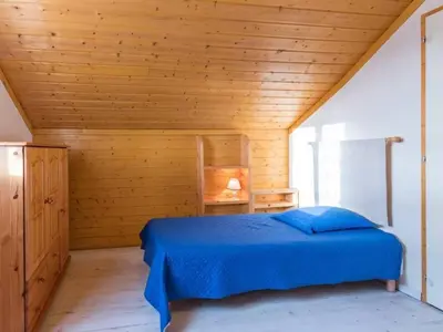 Un ou plusieurs lits dans un hébergement de l'établissement Maison calme avec sauna et vue Vosges - FR-1-583-453