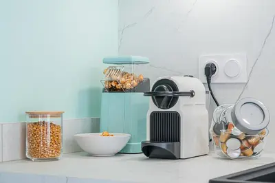 Cuisine ou kitchenette dans l'établissement PopArt by AlsacePulse