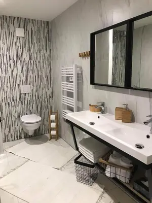 Salle de bains dans l'établissement Agrita Home