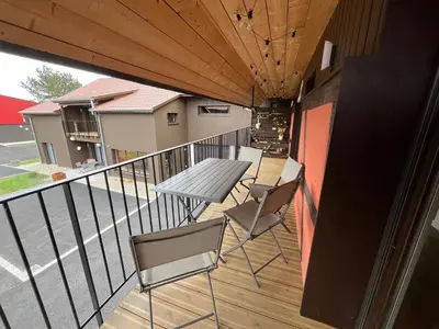 Balcon ou terrasse dans l'établissement La Cour de Mamama Appartement 4