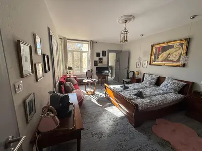 Un ou plusieurs lits dans un hébergement de l'établissement Villa Bartholdi