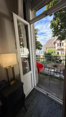 Balcon ou terrasse dans l'établissement Villa Bartholdi