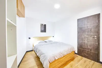 Un ou plusieurs lits dans un hébergement de l'établissement TH 103 Appartement F2 à Thann 1 à 3 personnes