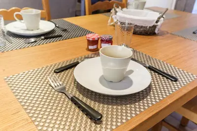Plateau bouilloire dans l'établissement Le studio
