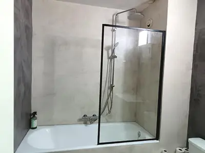 Salle de bains dans l'établissement Se détendre Au Petit Epi