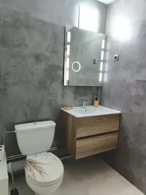 Salle de bains dans l'établissement Se détendre Au Petit Epi