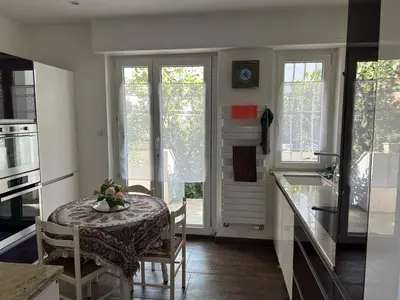 Cuisine ou kitchenette dans l'établissement Maison du F'Or