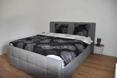 Un ou plusieurs lits dans un hébergement de l'établissement Renovated cottages 2