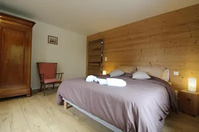 Un ou plusieurs lits dans un hébergement de l'établissement La Clé des Champs à Bussang Gîte de groupe tout c