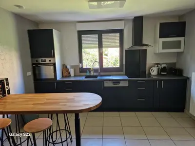 Cuisine ou kitchenette dans l'établissement Chez Tony