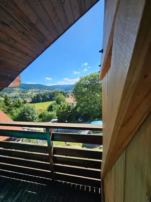 Paysage naturel près de le chalet