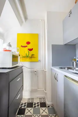 Cuisine ou kitchenette dans l'établissement Au coeur de la Petite Venise - Colmar