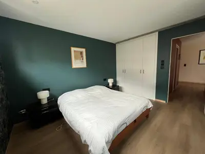 Un ou plusieurs lits dans un hébergement de l'établissement Très beau gîte tout confort