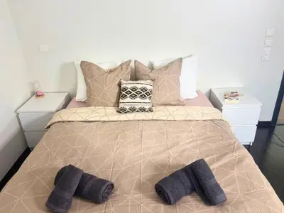 Un ou plusieurs lits dans un hébergement de l'établissement La Maison du Vigneron - 5 personnes 90m2 Ungersheim - Ecomusée - Proche route des vins