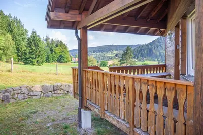 Vue générale sur la montagne ou vue sur la montagne depuis l'appartement