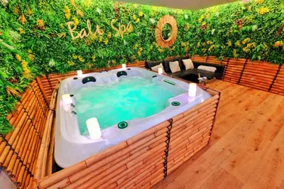 Plan de l'établissement BALI SPA-4 Pers-Jacuzzi-Parking-Jardin-Clim-Colmar
