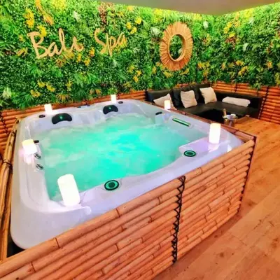 BALI SPA-4 Pers-Jacuzzi-Parking-Jardin-Clim-Colmar