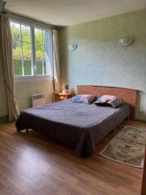 Un ou plusieurs lits dans un hébergement de l'établissement Gîte la Saboterie à Gérardmer