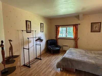 Un ou plusieurs lits dans un hébergement de l'établissement Gîte la Saboterie à Gérardmer