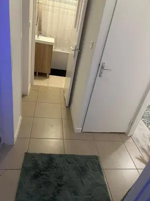 Salle de bains dans l'établissement Appartement T3