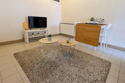 Télévision ou salle de divertissement dans l'établissement Apt 32m2, Calme, Fast WiFi
