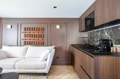 Cuisine ou kitchenette dans l'établissement Suite Choco Love and SPA