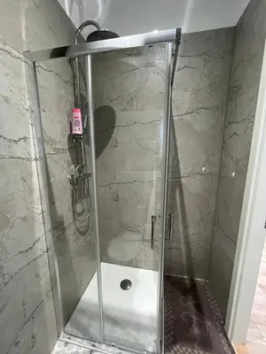 Salle de bains dans l'établissement Le 13 - Petit F2 rénové Mulhouse centre - stationnement gratuit