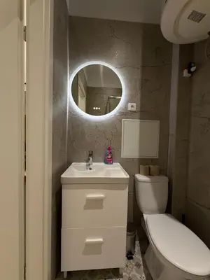 Salle de bains dans l'établissement Le 13 - Petit F2 rénové Mulhouse centre - stationnement gratuit