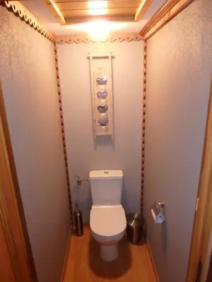 Salle de bains dans l'établissement Les Bouquetins