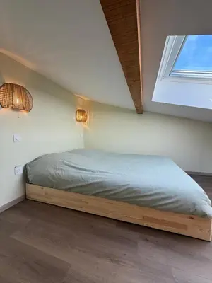 Un ou plusieurs lits dans un hébergement de l'établissement Duplex appartement en plein centre