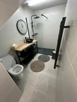 Salle de bains dans l'établissement Là cachette
