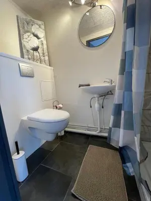 Salle de bains dans l'établissement EasyColmar