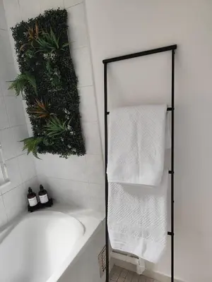 Salle de bains dans l'établissement Chaleureux T2 Centre Ville