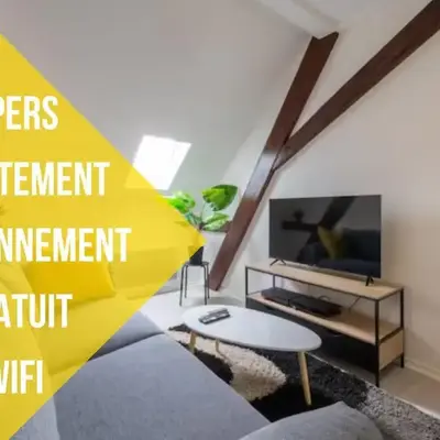 Très bel appartement proche centre Stationnement rue Gratuit