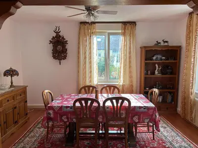 Plan de l'établissement Maison alsacienne cosy avec parking privé, à deux pas du marché de Noël de Kaysersberg - 6 guests