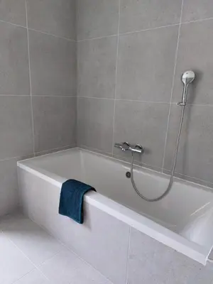 Salle de bains dans l'établissement Modern Vosges Getaway