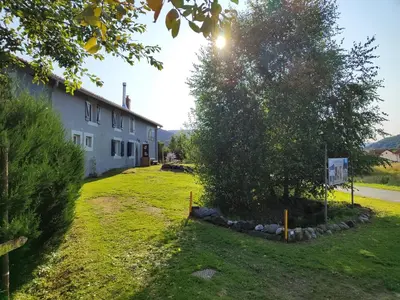 Jardin de l'établissement Notre Renardière, Gîtes à Saulxures-sur-Moselotte, Hautes-Vosges