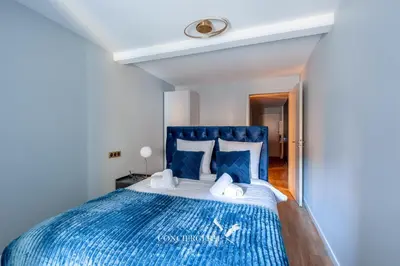 Un ou plusieurs lits dans un hébergement de l'établissement Outre-mer - apartment in center of Colmar