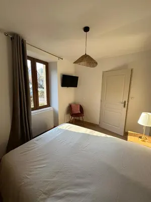 Un ou plusieurs lits dans un hébergement de l'établissement Appartement 4 personnes