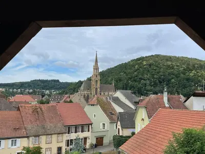 Vue générale sur la montagne ou vue sur la montagne depuis l'appartement