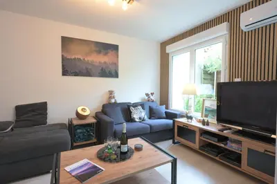 Télévision ou salle de divertissement dans l'établissement La Parenthèse plein centre au calme à 300 m du lac