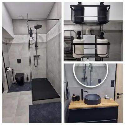 Salle de bains dans l'établissement Douce Parenthèse