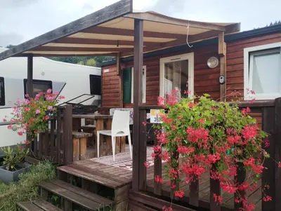 Jardin de l'établissement Mobilhomme munster