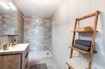 Salle de bains dans l'établissement Belvedere