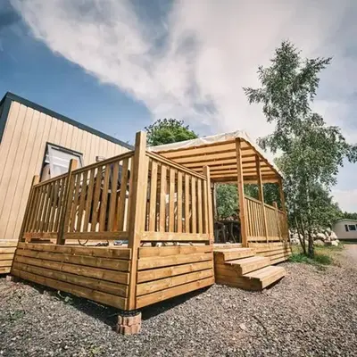 Mobil home 36m² avec terrasse - 6 personnes