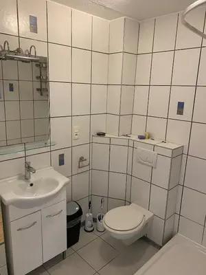 Salle de bains dans l'établissement City Centre Saint-Louis