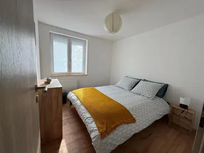 Un ou plusieurs lits dans un hébergement de l'établissement Le Gîte des Vosges
