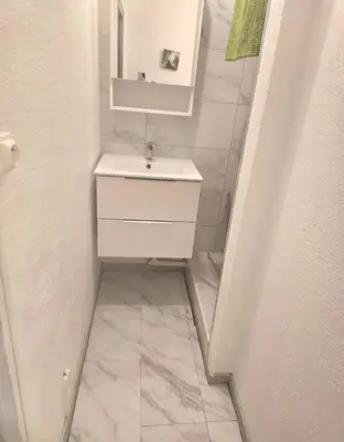 Salle de bains dans l'établissement Le Stud