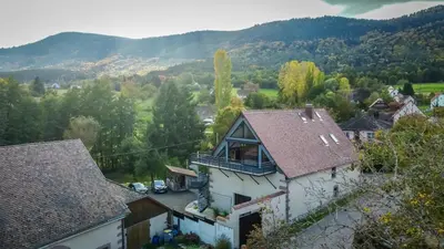 Paysage naturel près de la maison de vacances
