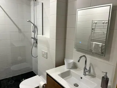 Salle de bains dans l'établissement Appartement 9 lumineux, agréable